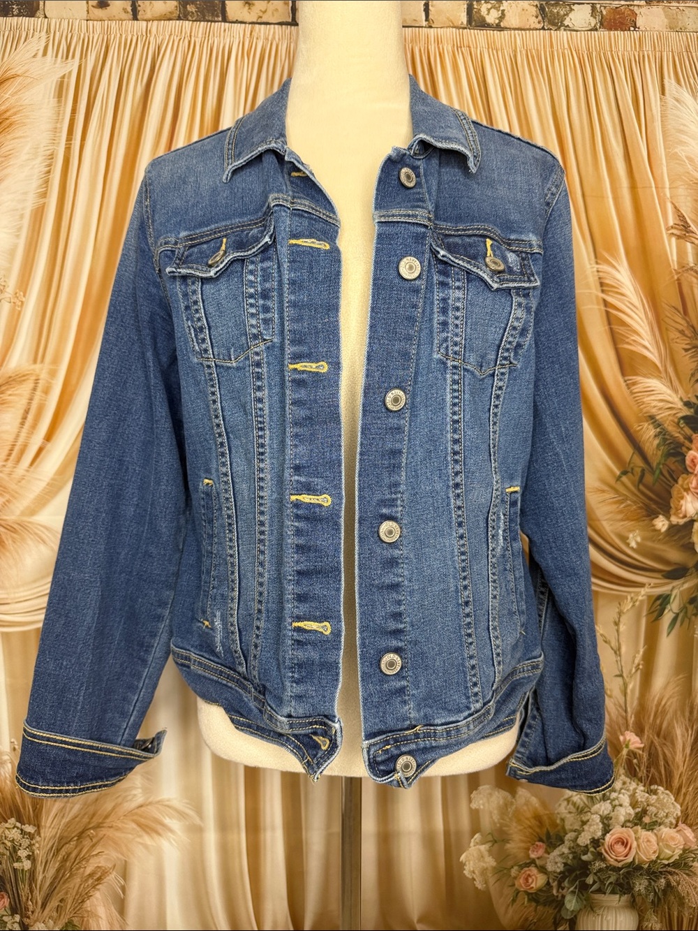 Old Navy Blue Denim Trucker Jacket